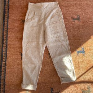 Shaina Mote Ercu Linen Trousers - Lace Back